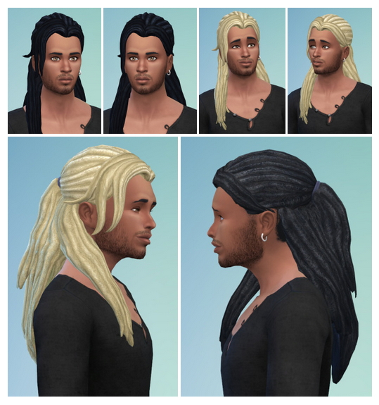 Sims 4 Bobbys Long Dreads at Birksches Sims Blog
