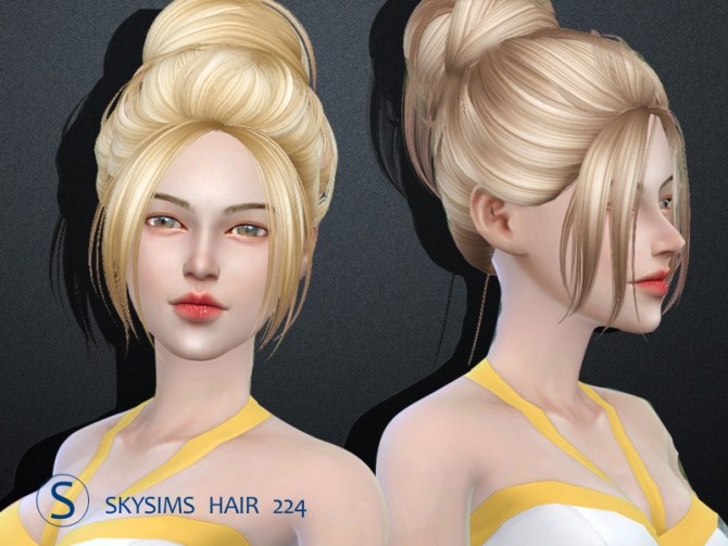 Sims 4 Skysims hair 224 (Pay) at Butterfly Sims