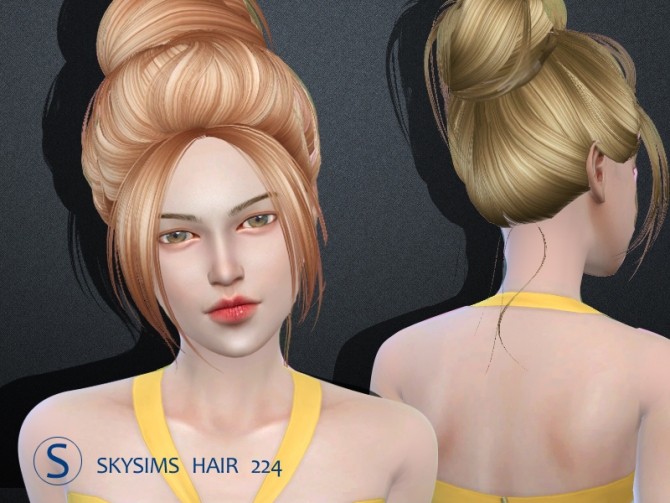 Sims 4 Skysims hair 224 (Pay) at Butterfly Sims