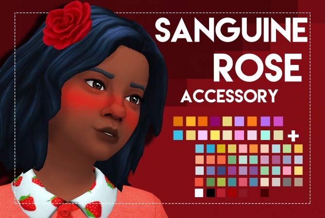 Sims 4 Sanguine Rose (Kids Version) by Weepingsimmer at SimsWorkshop
