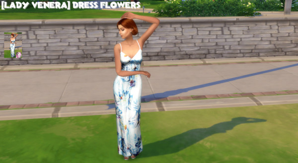 Sims 4 Dress flowers at Lady Venera