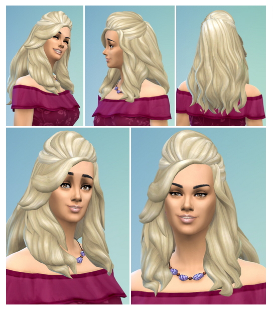 Sims 4 Willow Hair female at Birksches Sims Blog