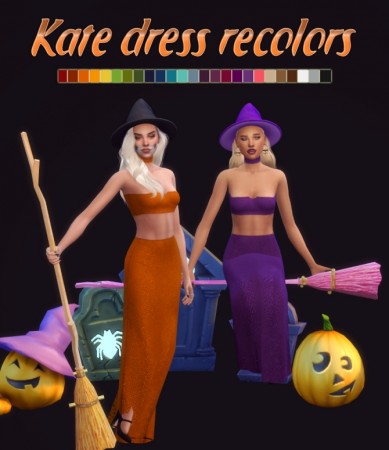Kate Hudson Dress Recolors at Maimouth Sims4