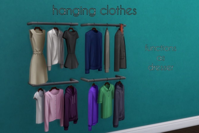 Sims 4 Halcyon Closet System by Madhox at Mod The Sims