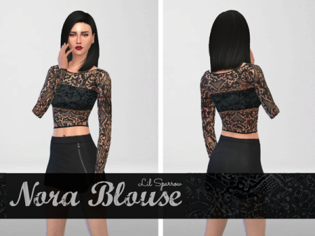 Nora Blouse by Lil Sparrow at TSR