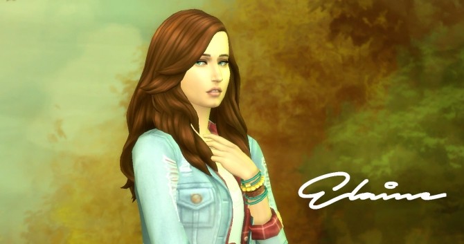 Sims 4 Elaine Linton by Flowy fan at Mod The Sims