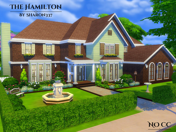 Sims 4 The Hamilton house by sharon337 at TSR