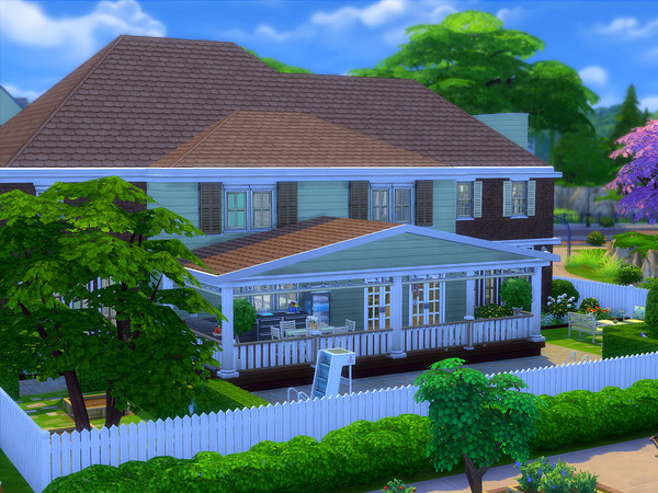 Sims 4 The Hamilton house by sharon337 at TSR