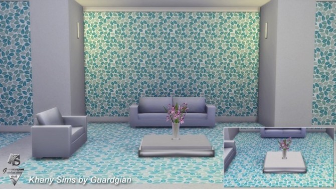 Sims 4 Nature walls & Floors set by Guardgian at Khany Sims