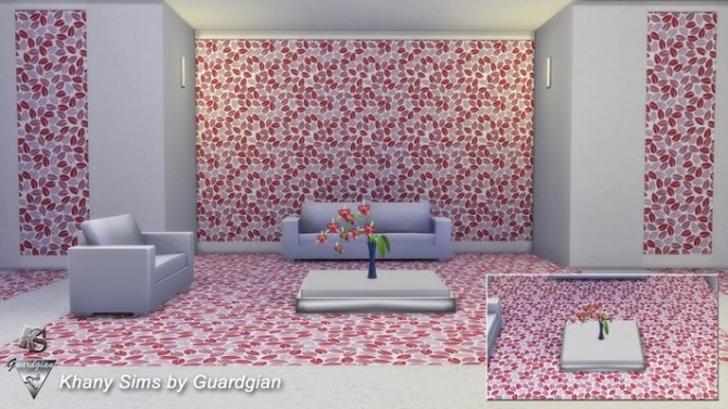 Sims 4 Nature walls & Floors set by Guardgian at Khany Sims