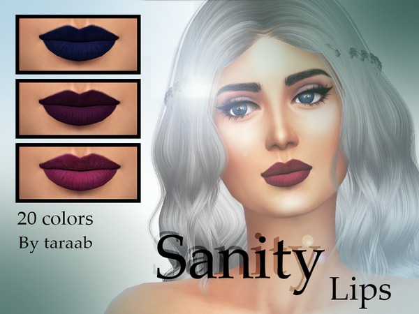 Sims 4 Sanity Lips by taraab at TSR