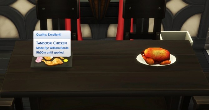Sims 4 Tandoori Chicken Custom Indian food by icemunmun at Mod The Sims