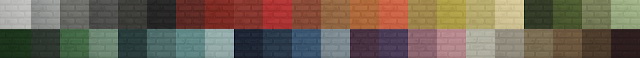 Sims 4 Maxis Painted Brick by Peacemaker ic at Simsational Designs
