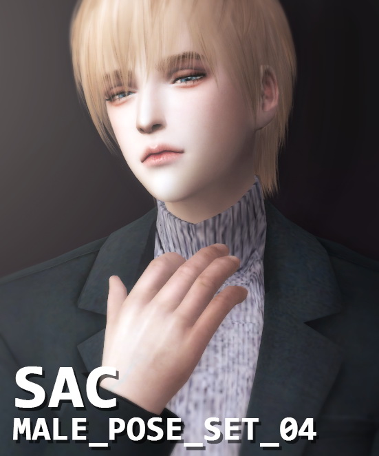 Sims 4 Male pose set 04 at SAC