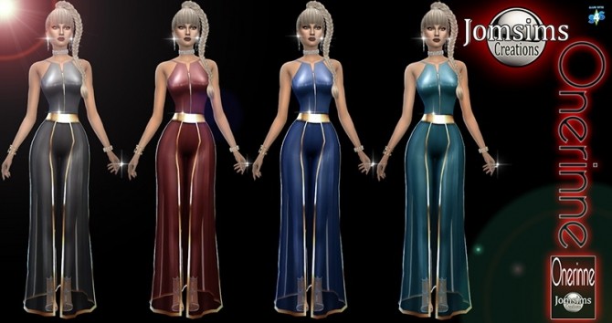 Sims 4 Onerinne dress at Jomsims Creations