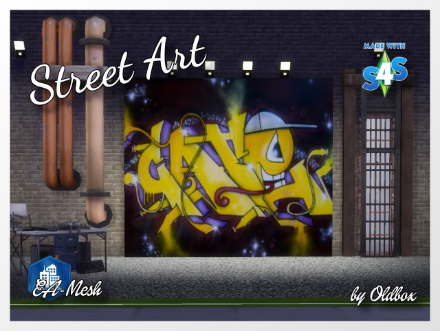 Sims 4 Bilder Street Art by Oldbox at All 4 Sims