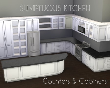 Sumptuous Kitchen Set by Madhox at Mod The Sims