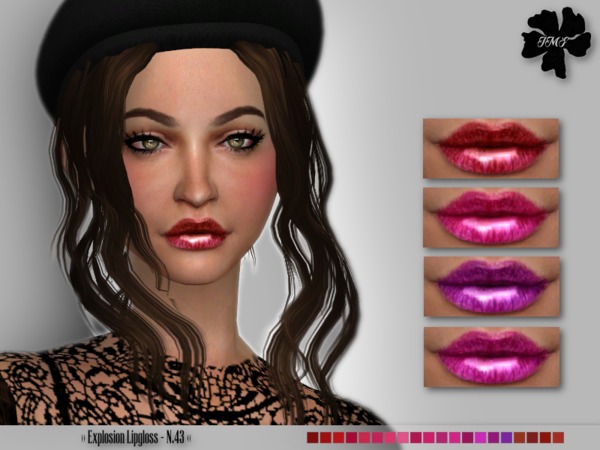 Sims 4 IMF Explosion Lipgloss N.43 by IzzieMcFire at TSR