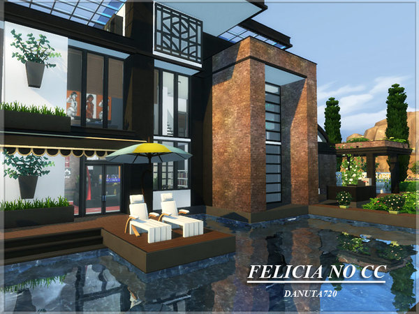 Sims 4 Felicia house by Danuta720 at TSR