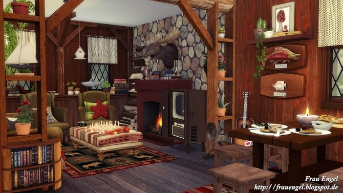 Sims 4 Moose Lake house by Julia Engel at Frau Engel