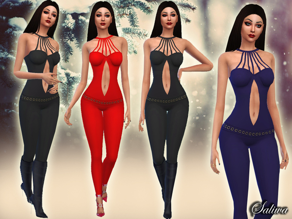 Sims 4 Diana Bodysuit by Saliwa at TSR