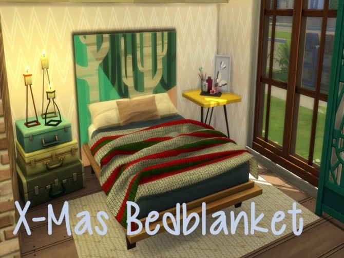 Sims 4 X Mas Bedblanket at ChiLLis Sims