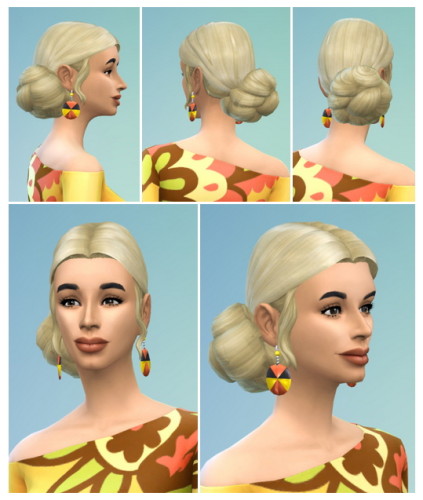 Sloping Bun At Birksches Sims Blog Sims 4 Updates