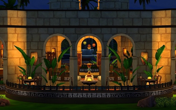 Sims 4 Rahat Lokum Cafe by Rany Randolff at ihelensims