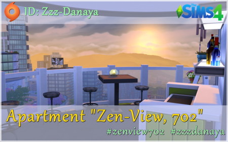 Zen-View Apartment 702 by Zzz-Danaya at ihelensims