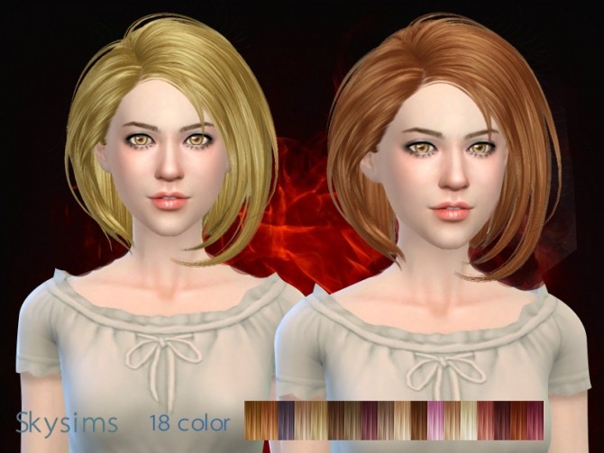 Sims 4 Skysims hair 021 (Free) at Butterfly Sims