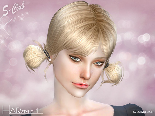 Sims 4 Hair N11 by S Club MK at TSR