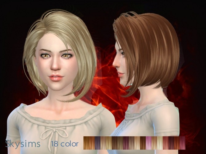 Sims 4 Skysims hair 021 (Free) at Butterfly Sims
