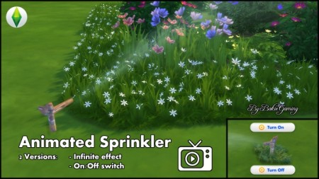 Animated Deco Sprinkler by Bakie at Mod The Sims