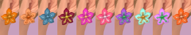 Sims 4 Flower Earrings at Tukete
