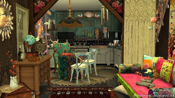 Sims 4 Fortune Tellers Wagon by Julia Engel at Frau Engel
