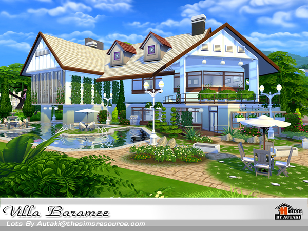 Sims 4 Villa Baramee by autaki at TSR