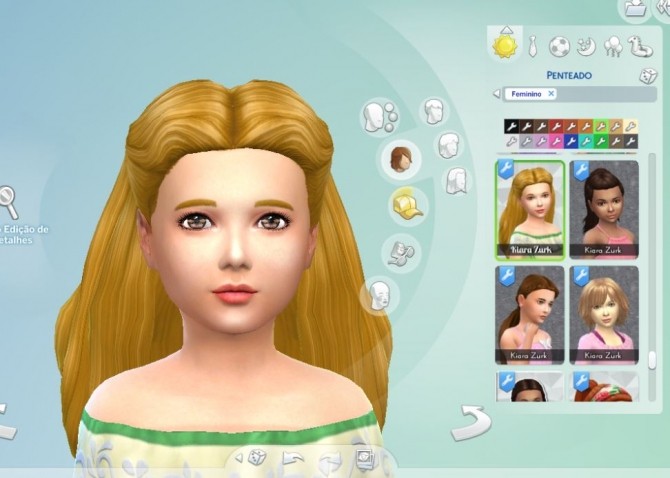 Sims 4 Dream Curls for Girls at My Stuff