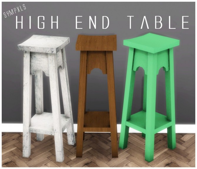 Sims 4 High End Table by Sympxls at SimsWorkshop