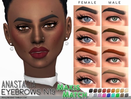 sims 4 maxis match eyebrows pack