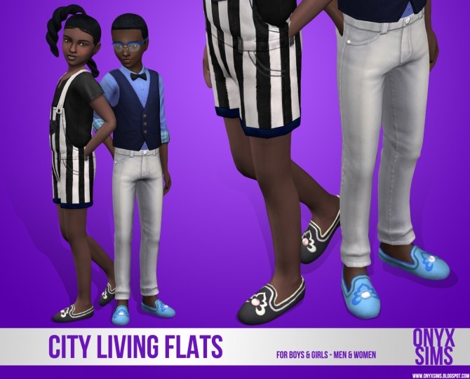 Sims 4 City Living Flats for Kids at Onyx Sims