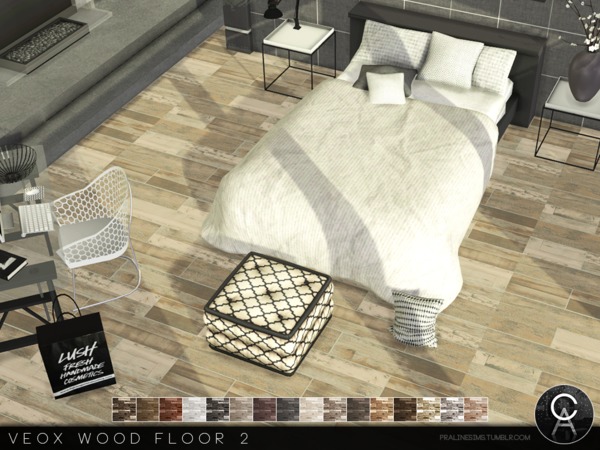 Sims 4 VEOX Wood Floor 2 by Pralinesims at TSR