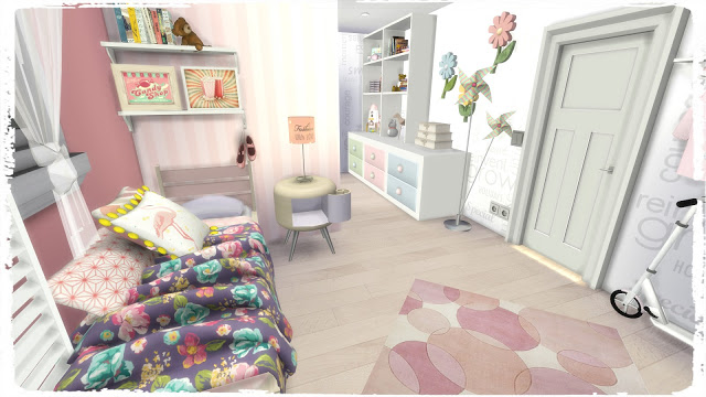 Sims 4 Girls Bedroom at Dinha Gamer