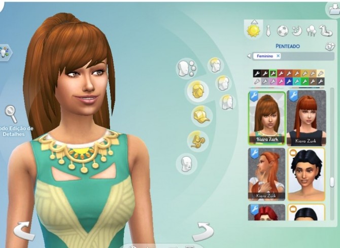 Sims 4 Fashion Ponytail at My Stuff