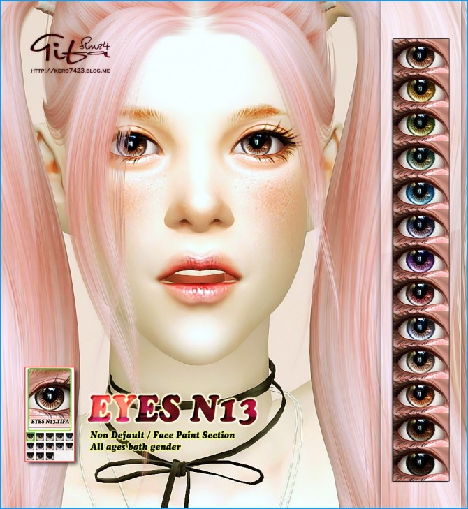 Sims 4 Eyes N13 at Tifa Sims