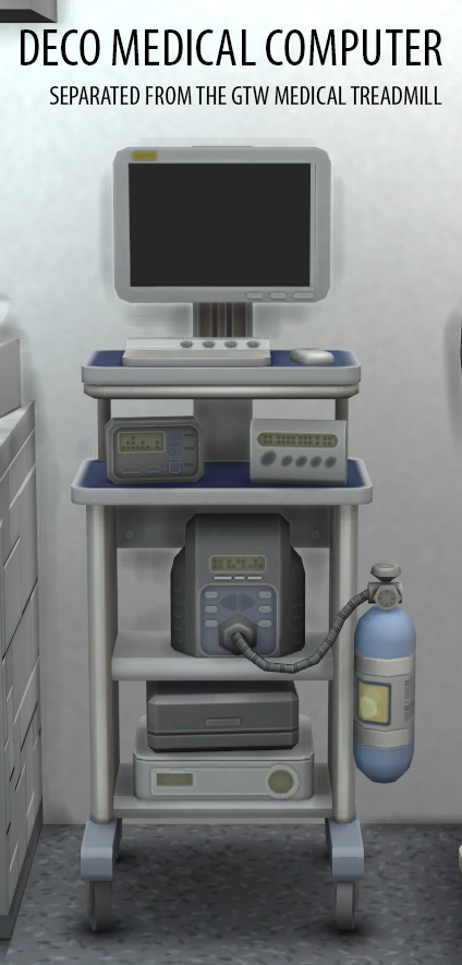 Sims 4 Deco medical computer at Jorgha Haq