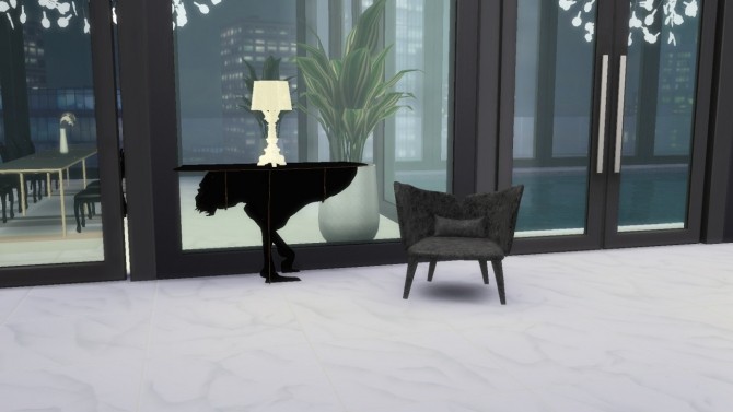 Sims 4 Lady B Armchair at Meinkatz Creations