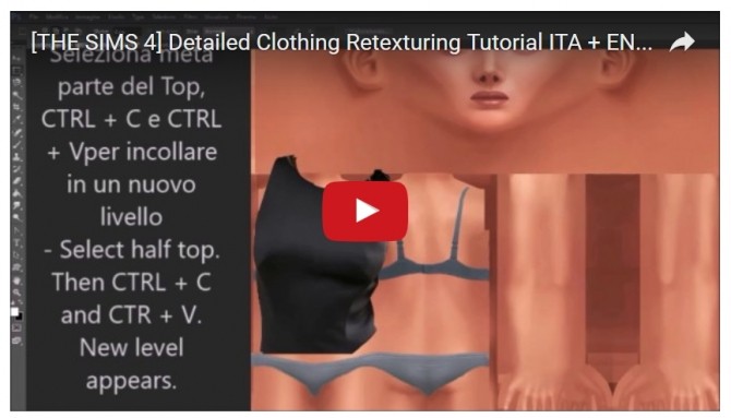 Sims 4 Sims 4 Detailed Clothing Retexturing Tutorial with Photoshop at Rimshard Shop