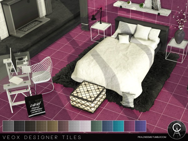Sims 4 VEOX Designer Tiles by Pralinesims at TSR