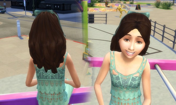 Sims 4 Sweet Ponytail for Girls at My Stuff