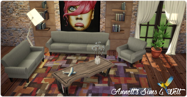 Sims 4 TS3 to TS4 Conversion Living Set Celebrity at Annett’s Sims 4 Welt